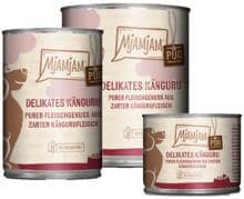 Mjamjam Nassfutter Känguru Pur