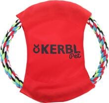 KERBL Pet Frisbee, Baumwolle, rot, Ø22cm