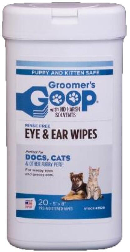 Groomers Goop Reinigungstücher, 20 Stück