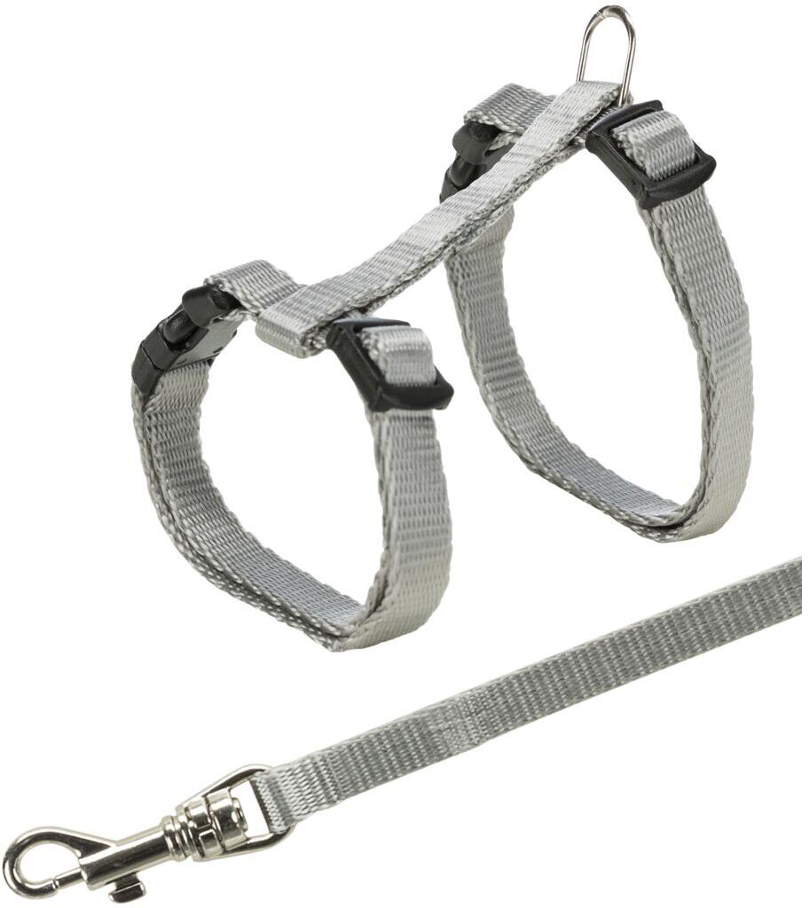 Trixie Junior Kätzchengeschirr mit Leine, 19–31cm/8mm, 1,20m, farblich sortiert