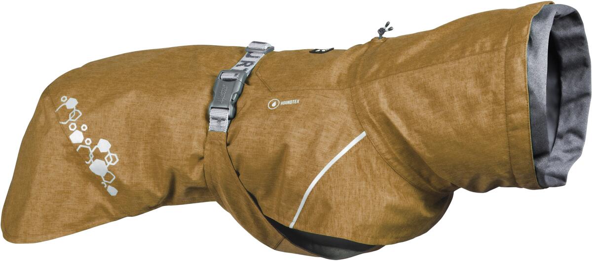 Hurtta ECO Monsoon II Regenmantel, desert, Gr. 45XS