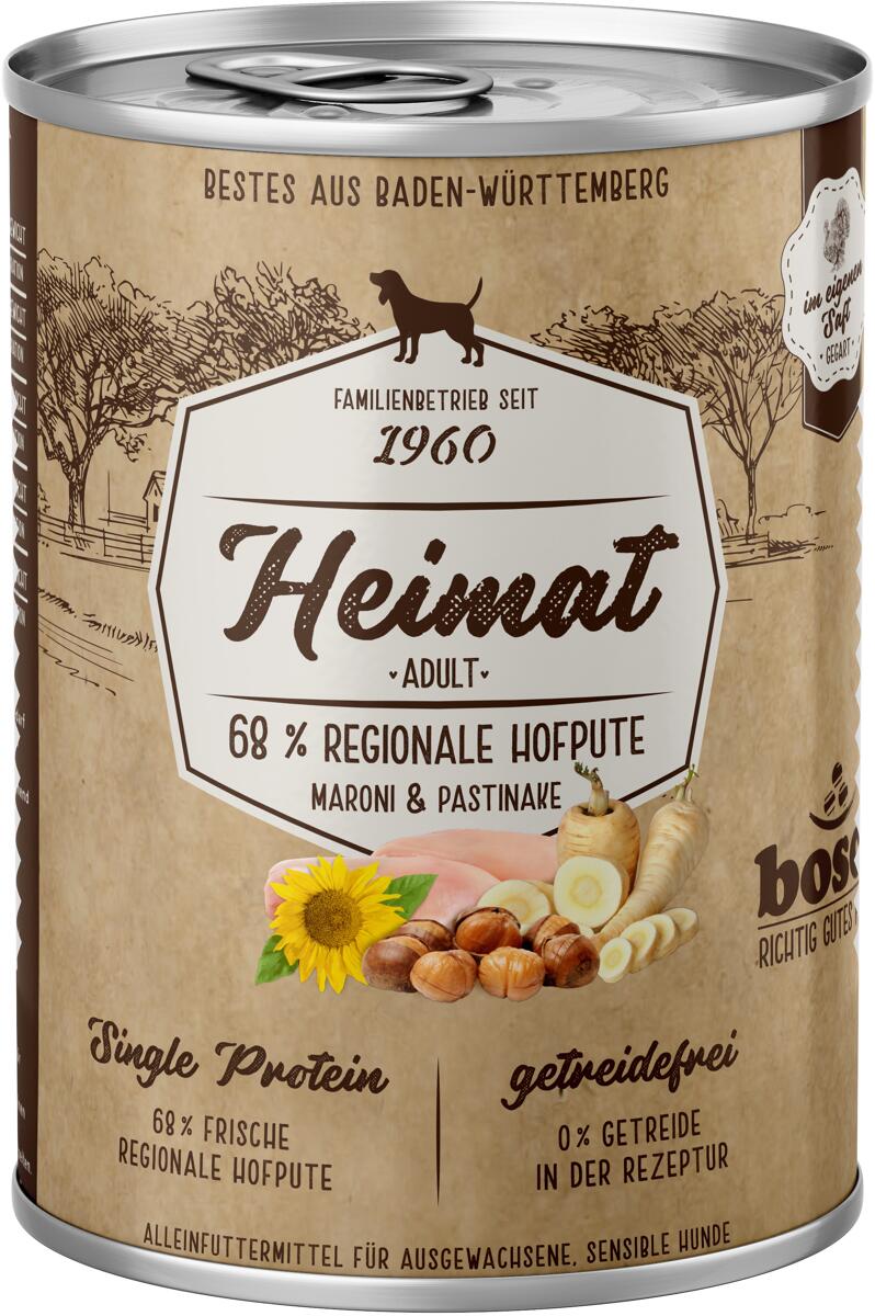 Bosch Heimat Nassfutter mit Hofpute, 12x400g