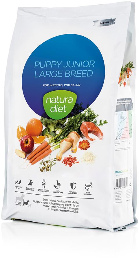natura diet Puppy Junior Large Breed Trockenfutter, 3kg