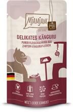 Mjamjam Quetschie Katzenfutter Känguru Pur