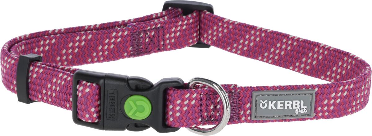 KERBL Pet Colorado Halsband, fuchsia, 15mm, 25-35cm