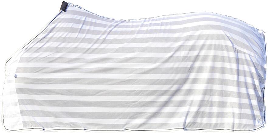 HKM Fliegendecke, weiß/blau, 115cm