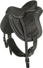 Sella HKM Treeless Shetty, nero/nero, 12"