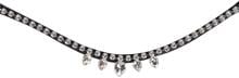 HKM Alisha browband, nero/bianco, warmblood