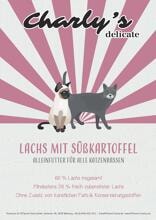 Charlys Delicate Adult Cat | mit Lachs & Süßkartoffeln | getreidefreies Katzenfutter