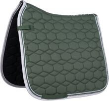 Cuscinetto da sella HKM Crystal Fashion, verde scuro, per eventi