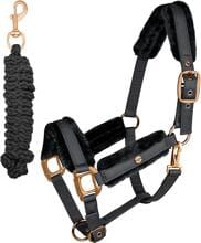 Set di cavezze Waldhausen Phoenix, nero, WB