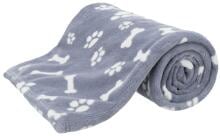 Coperta Trixie Kenny, peluche, 150x100cm, blu