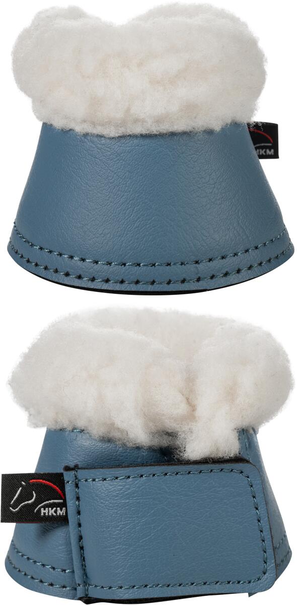 HKM Comfort Shetty Hufglocken, rauchblau, Mini Shetty