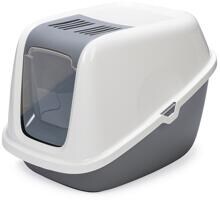 Nestor Giant Katzentoilette, grau/weiß, 75,5x56cm