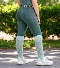 ELT Argyle Reitsocken, mintgrün, M