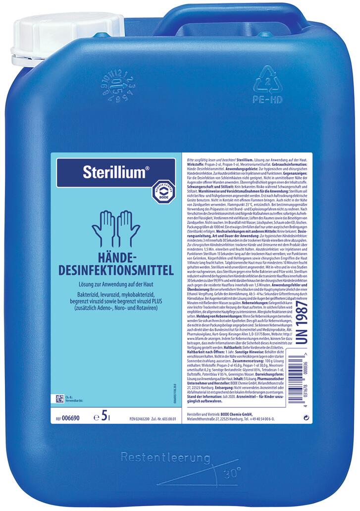 Hartmann Sterillium Händedesinfektion, 5L