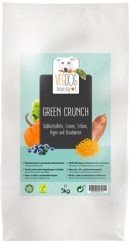 VEGDOG Veggie Dog | Green Crunch | 2 kg