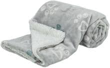 Trixie Jimmy Soft Decke, Softplüsch, 100x70cm, hellgrau