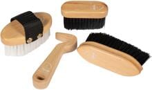 HKM Hobby Horsing set per la pulizia del legno, naturale