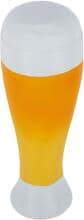 Giocattolo per cani in lattice KERBL Pet Weißbier, giallo/bianco, 21x9 cm
