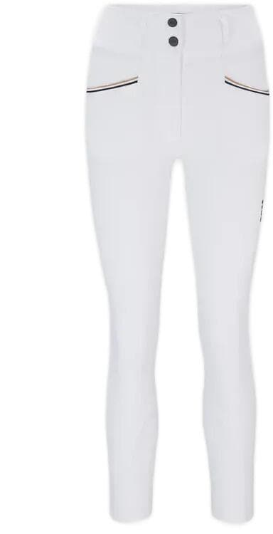 BOSS Equestrian Hannah High Waist Reithose, Kniebesatz, weiß, Gr. L
