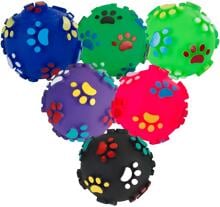 KERBL Pet Vinyl Pfoten Noppen-Spielball