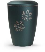 Urna per animali Völsing Karat Edition, zampe geometriche, velvet petrol, 2,8 L
