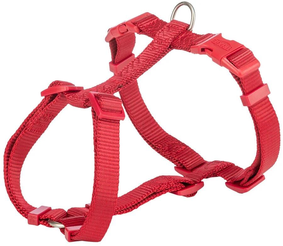 Trixie Premium H-Geschirr, rot, XL-XXL, 85-130cm/38mm