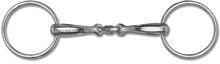Waldhausen stainless steel water snaffle, antomic, double broken
