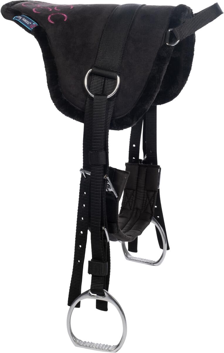 HKM Funny Horses Reitpad, schwarz, 15,5Zoll