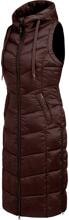 Gilet lungo leggero ELT Ostende, color mogano, taglia L