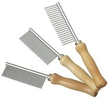 Camon Kamm mit Holzgriff und Stahlzähnen